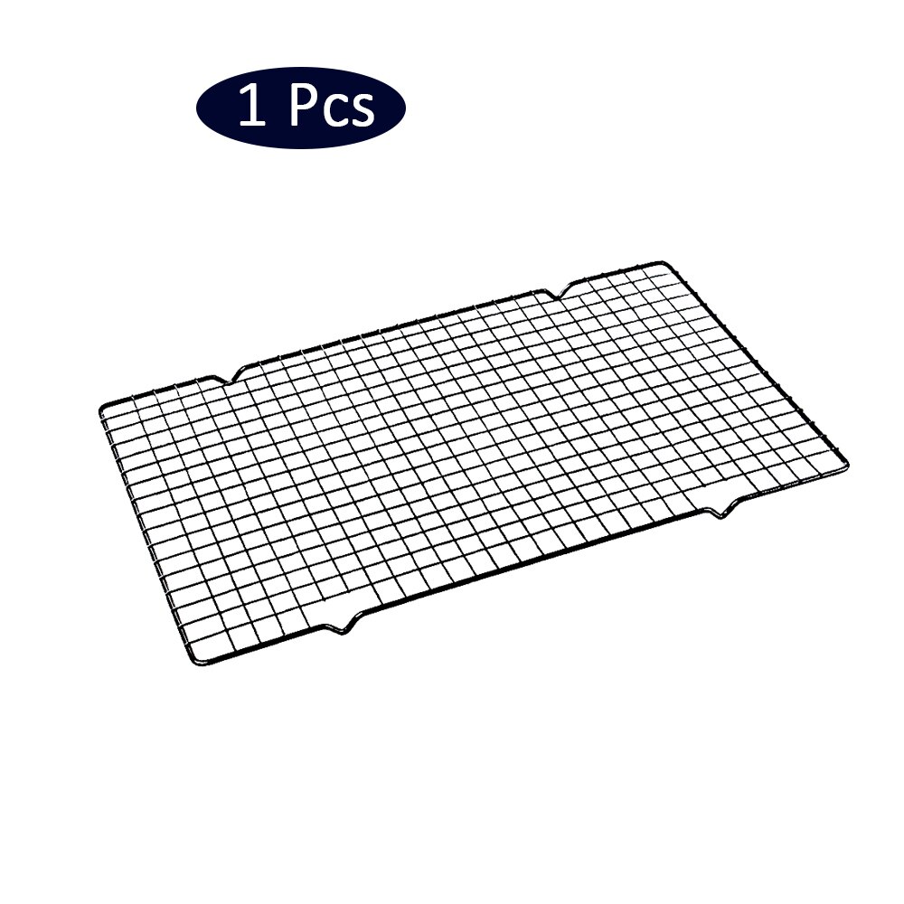 Stainless Steel Grid Rack Baking Tray Nonstick Baking Cooling Rack Kitchen Utensils Bakeware Tools Biscuit Bread Cake Rack: 1pcs
