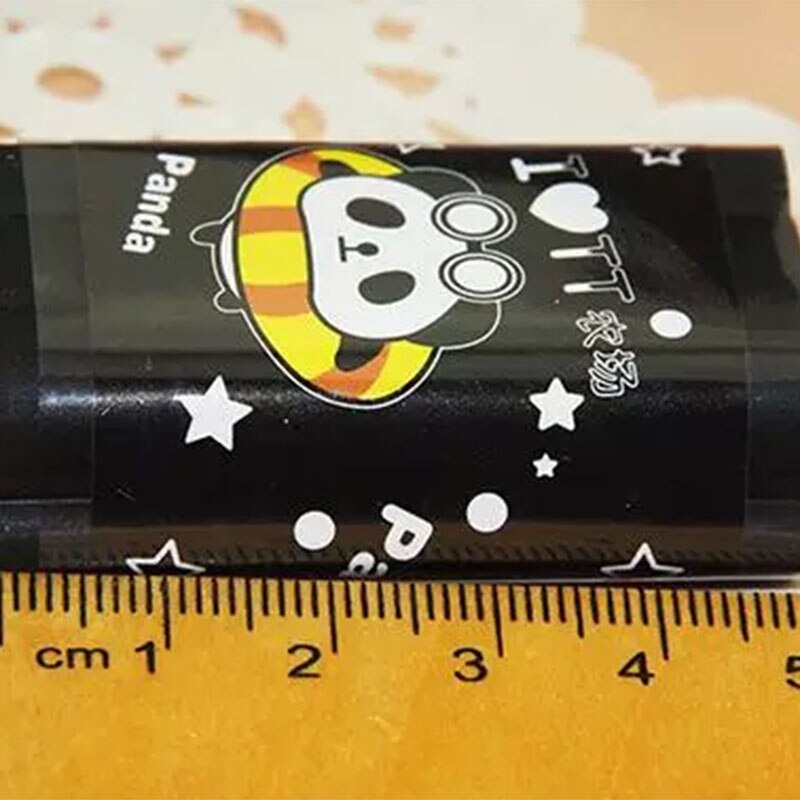 Djur panda suddgummi för skolbarn, kan skäras i bitar, klippbar penna suddgummi