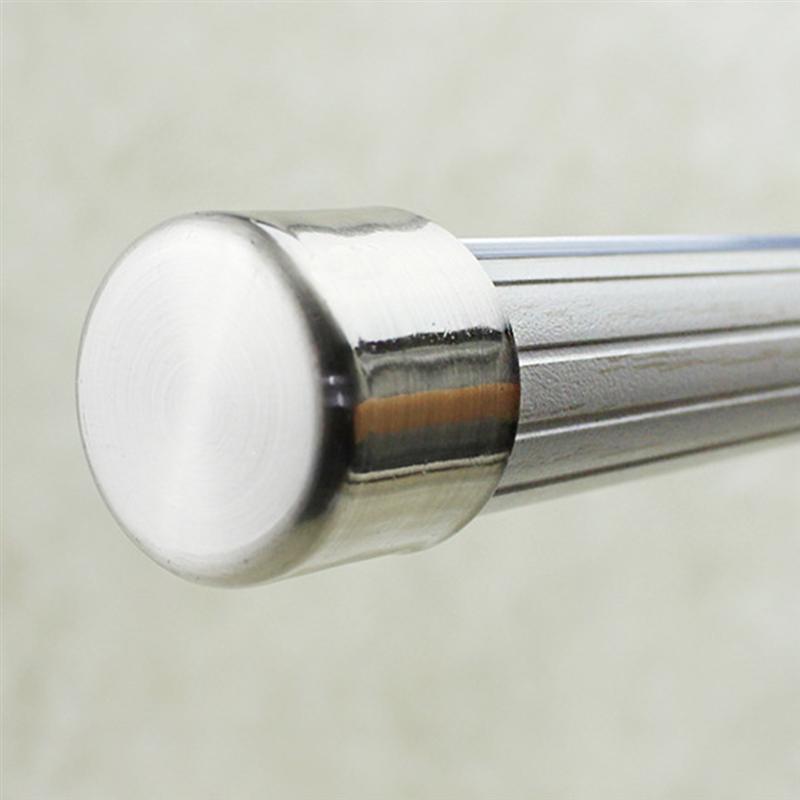 2PCS 28mm Window Drapery Curtain Rod End Drapery Pole Rail Decorative Heads Caps Alloy Windows Curtain Rod End (Silver)