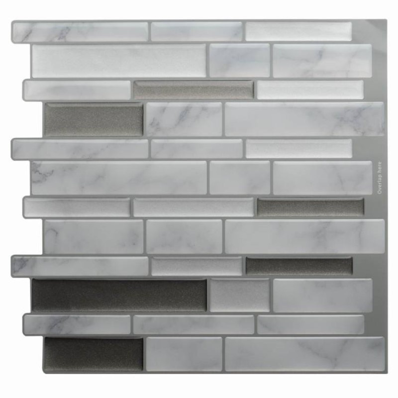 Mosaiikki itseliimautuva laatta backsplash seinätarra vinyyli kylpyhuone keittiö kodin sisustus itse  w4
