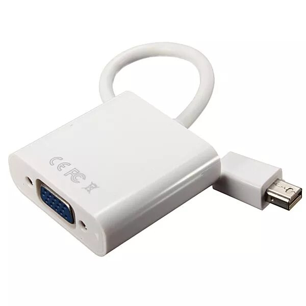 Hxairt Mini DP naar VGA Video Adapter 1080 p Thunderbolt Display Port naar VGA Kabels Voor Apple Macbook Pro Air