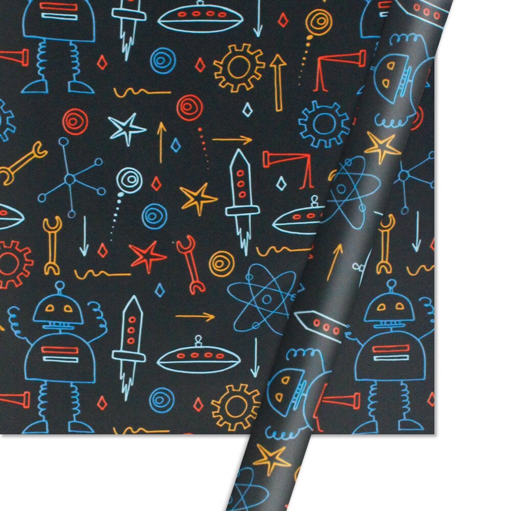 Omslagspapper bestruket papper isbjörn tecknad silkespapper prickad låda blomma scrapbook papper 50cm *76cm