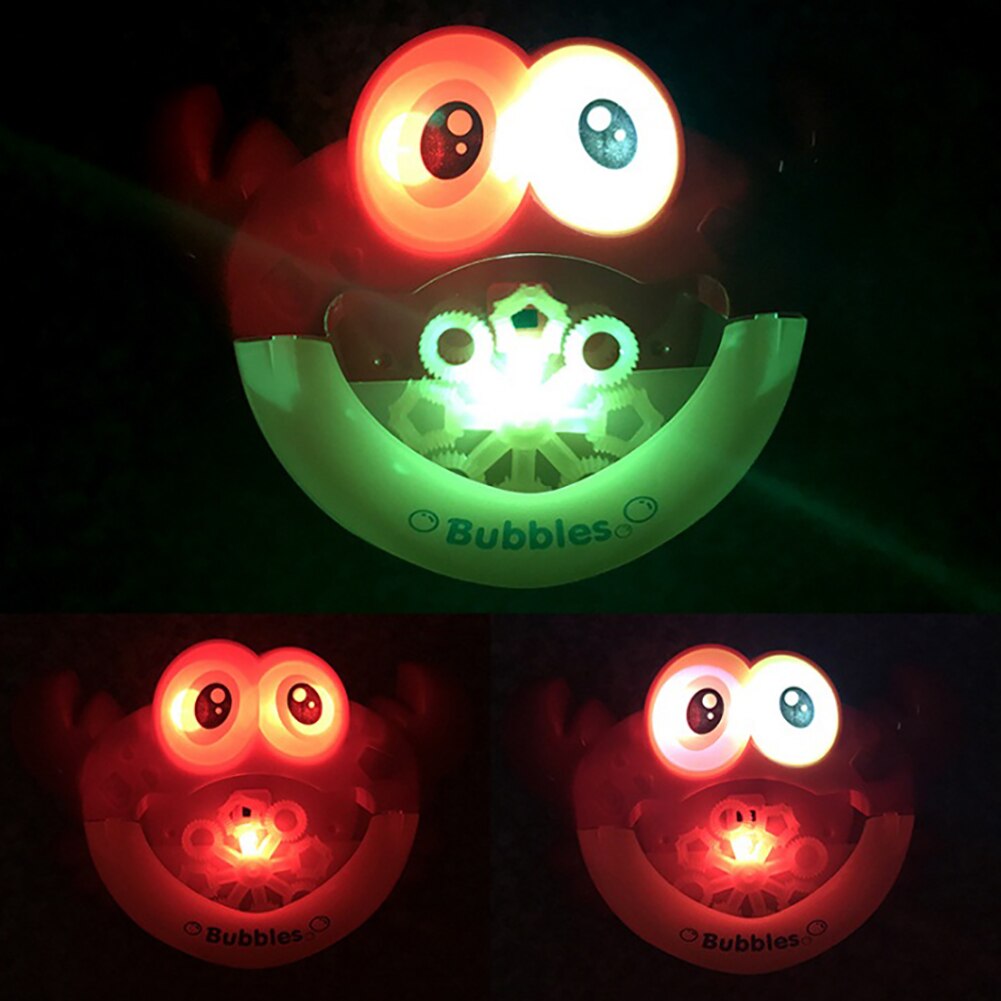 Bubble Machine Krabben Met Muziek En Licht Kinderen Bad Speelgoed Bad Zeep Automatische Bubble Maker Baby Badkamer Speelgoed Voor Kinderen