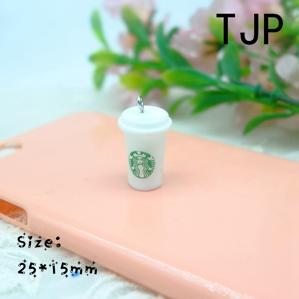 Kawaii Coffe Drink Cocktail Sake Charms Pendants for DIY decoration necklace earring key chain Jewelry Making
