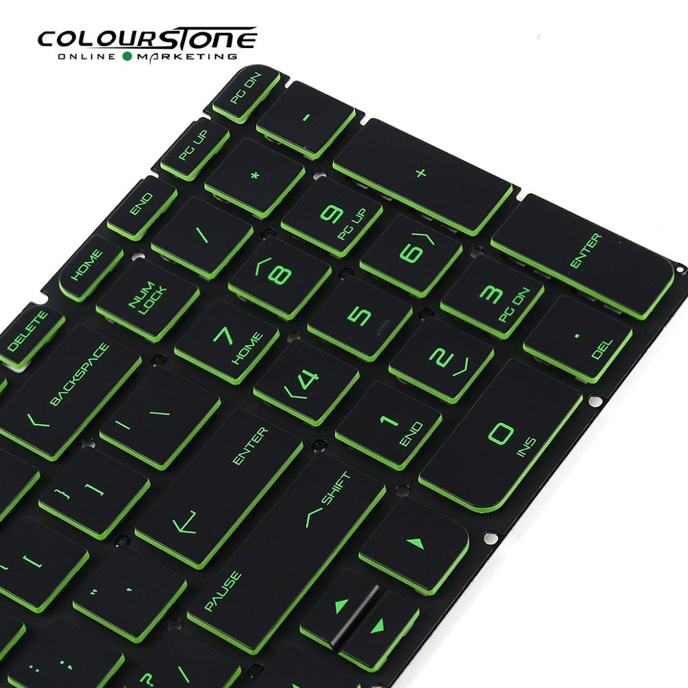 laptop keybard Green letter 15-AB 15-BC US Original laptop keyboard internal keyboard
