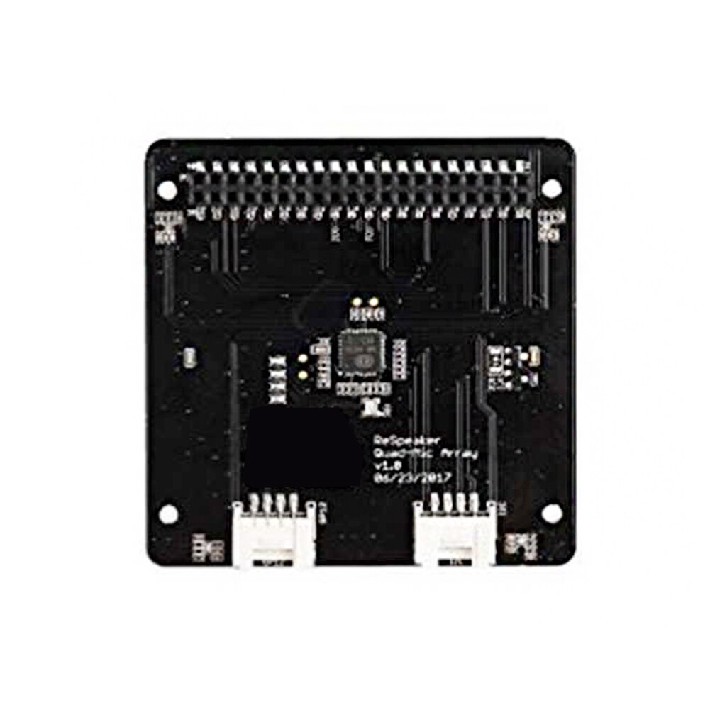Expansión compacta placa Mini Programable RGB LED AI Quad micrófono AC108 componente práctico ReSpeaker de voz inteligente 4 Mic Array