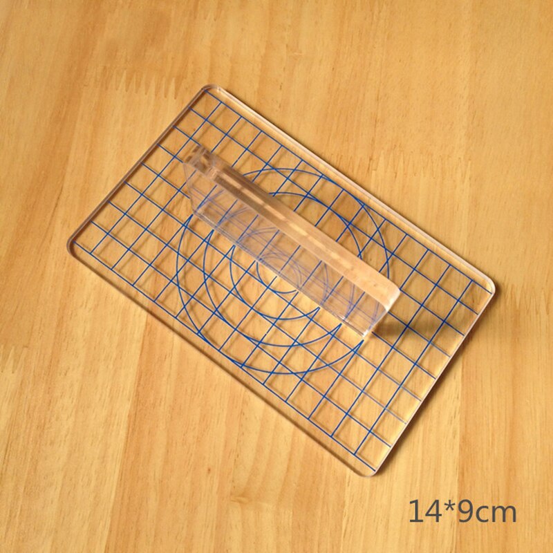 Outils de plaque en argile Ultra légère | Timbre Transparent, pression argile boue Ultra-légère outils de jeu alimentaire perles de frottement, outil bricolage plaque à pression