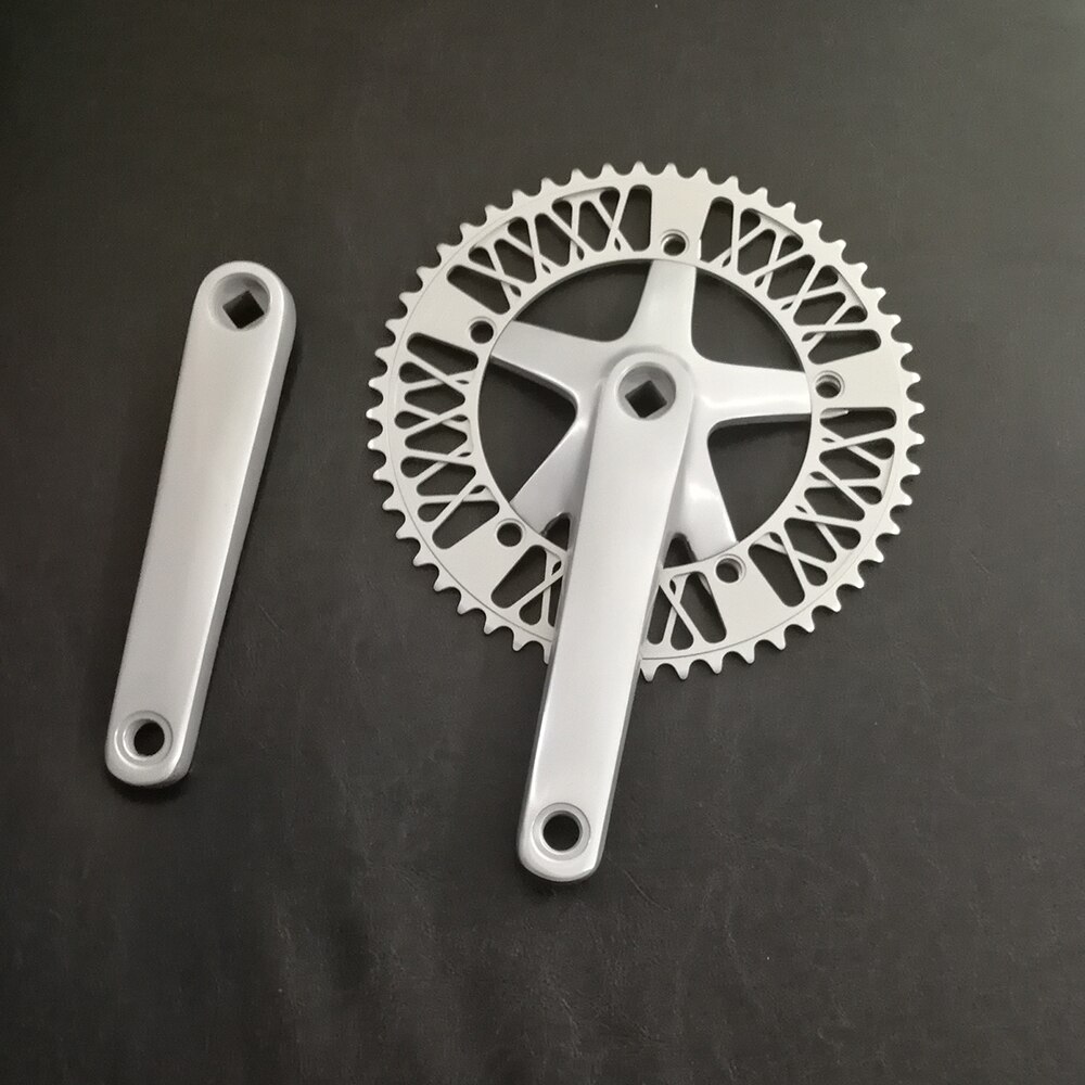 Track bike crankset 52t bcd 144 aluminium single speed fixie bike road bike sprocket fast gear bike chainwheel cranks