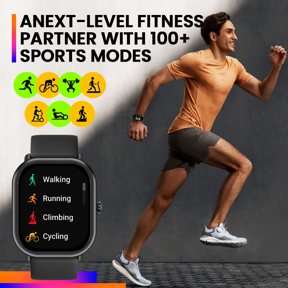 Zeblaze-Montre intelligente GTS 3 Pro, Ultra-grand écran HD AMOLED, Appel vocal HiFi, Suivi de la santé et de la condition physique, Smartwatch,