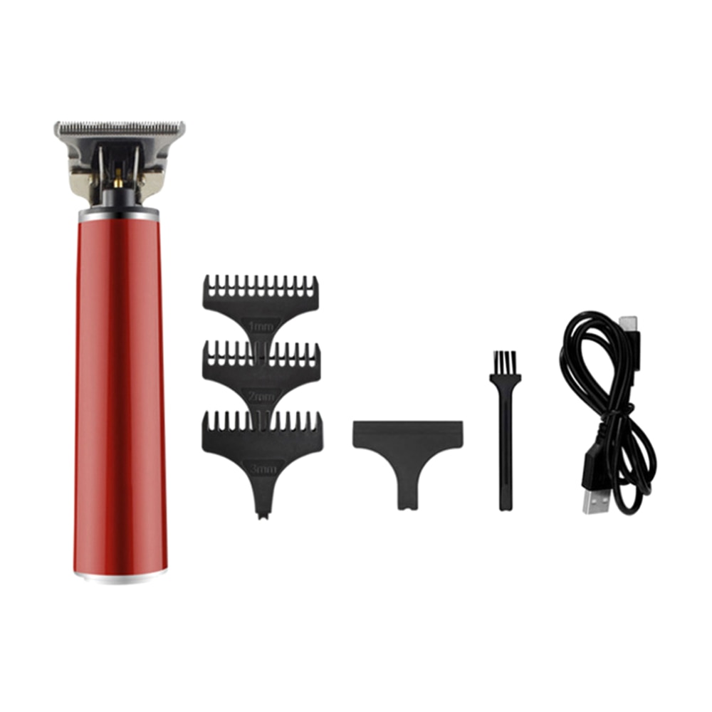 retro USB Aufladbare Haar Trimmer kabellos Barbier Carving Haar Haarschneidemaschine Große Energie Geräuscharm T9 Haar Schneiden Für Art Erwachsene: Typ 8 mit Kasten