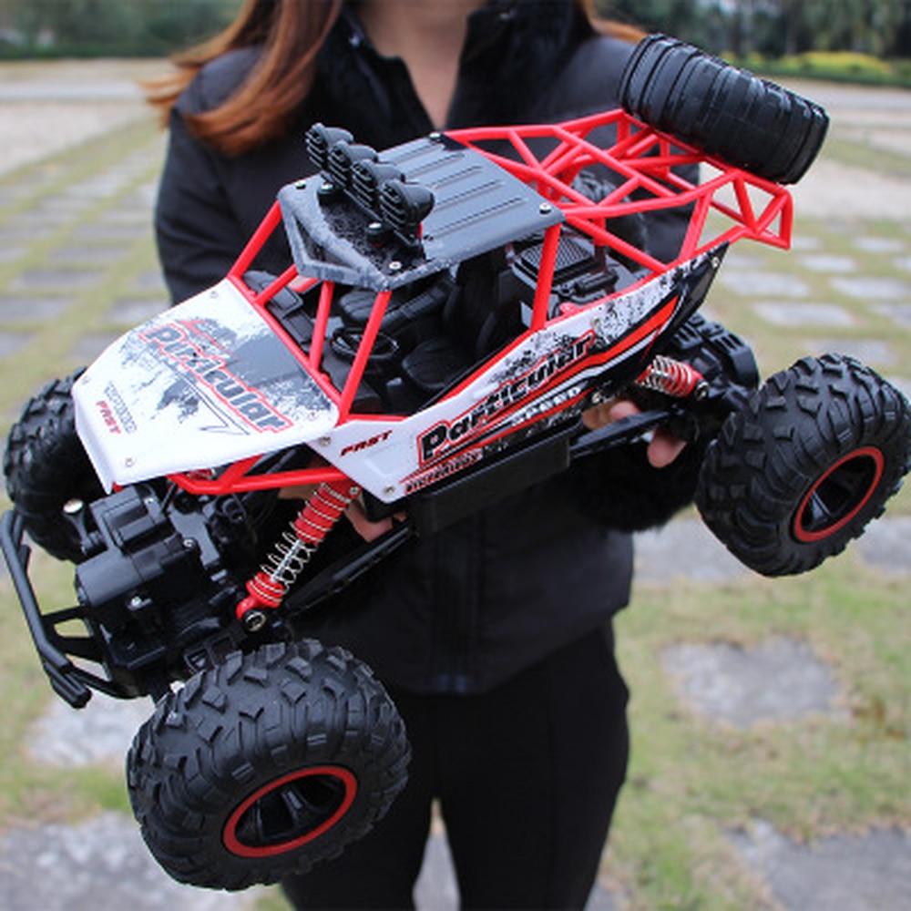 37cm RC Car 4WD 2.4GHz climbing Car 4x4 Double Motors Bigfoot Car Remote Control Model Off-Road Vehicle Toys for kids and adults