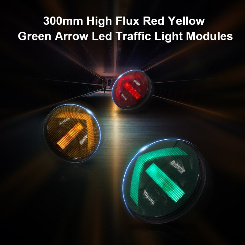 12Inch Arrow Traffic Light Module In Red Amber Green 185-250VAC