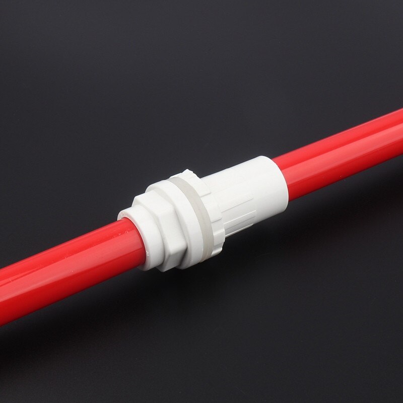 1/5pcs Tube 50cm O.D 20~50mm Red PVC Pipe Hi Water Supply Home Irrigation Fish Tank PVC Pipe Aquarium Accessories Tube