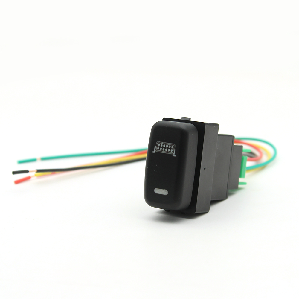 1Pc LED key switch power on off daytime running light DRL Mirror Switch Push Button For Mitsubishi Pajero V73 V93 V97 Lancer X: Yellow