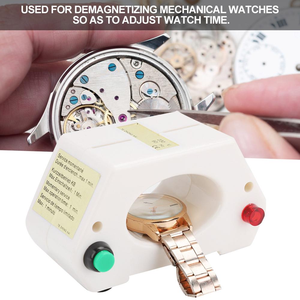 Mechanische Horloge Demagnetizer Horloge Demagnetiseren Horloge Tijd Aanpassen Horlogemaker Horloge Reparatie Tool Accessoires Eu/Us Plug