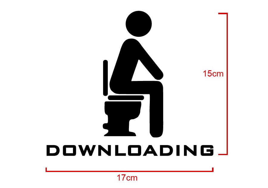 Diy Grappig Wc Decal Sticker Voor Winkel Office Home Cafe Hotel Best