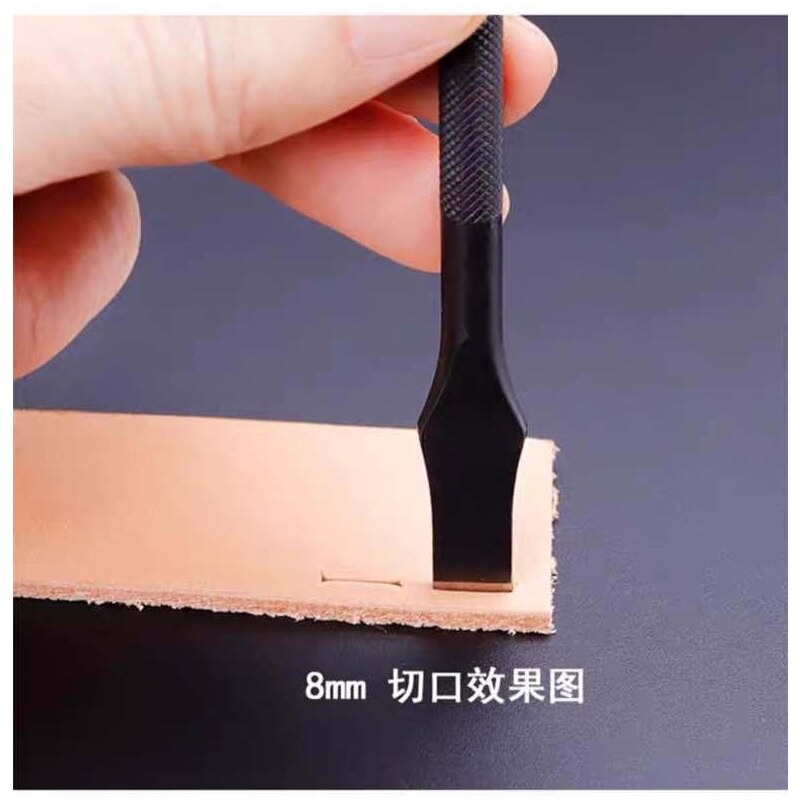 Leather Craft Tools Slot Punches 3/5/6/8/10/12mm Hole Punches Straight Punch Cutter Tools DIY Leather Craft Hand Work Tool