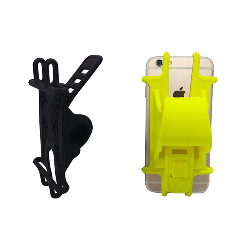 Bicycle Mobile Phone Holder Silicone Motorcycle Bike Handlebar Stand Mount Bracket Mount Universal Rotate Phone Holder For Phone