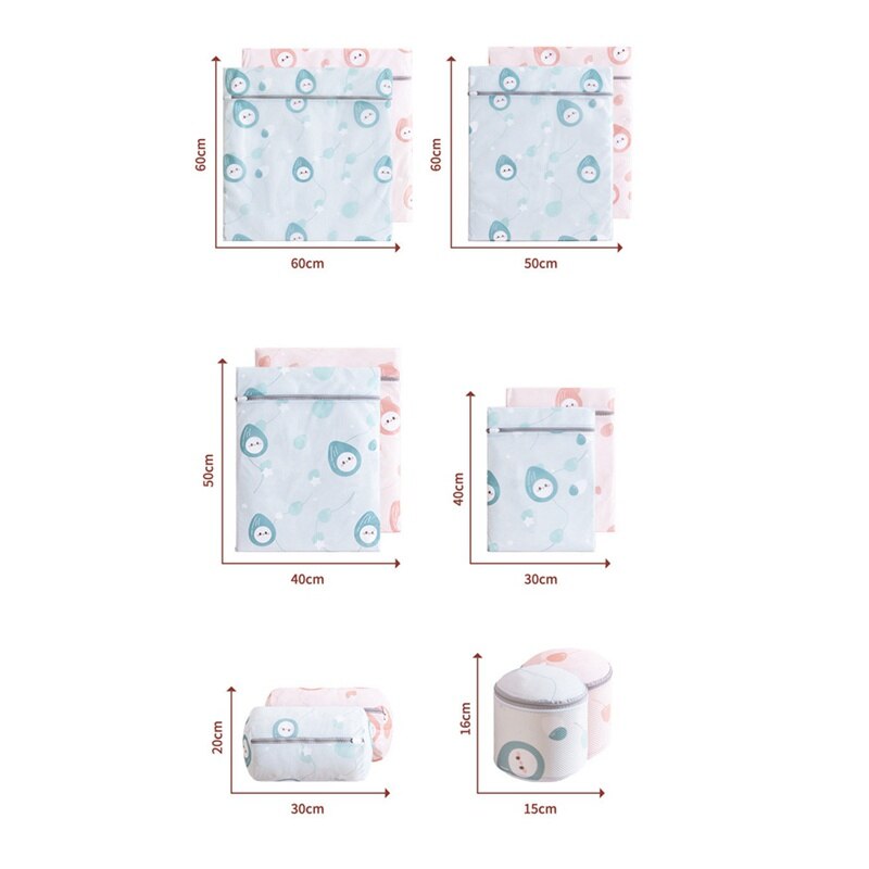 Waszak Met Rits Wasmachine Wassen Netto Zak Wasgoed Bescherming Netto Kit Thuis Anti-Vervorming Waszak