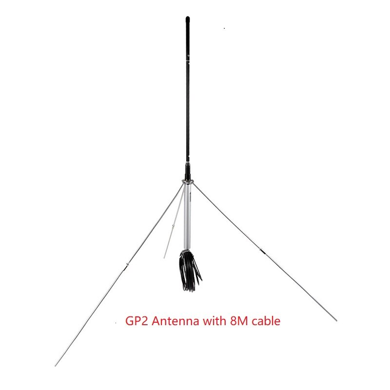 1/4 Golf Gp Antenne 5 Frequentie Punt Aluminium Antenne Fm-zender Antenne Geen Kabel 1/4 Golf: BNC