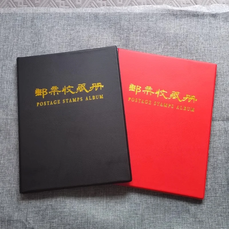 Stamp Collector's Conservation Booklet Portable Album 10 Sheets 5-line Stamp Collector's Book for Displaying Stamp Collections