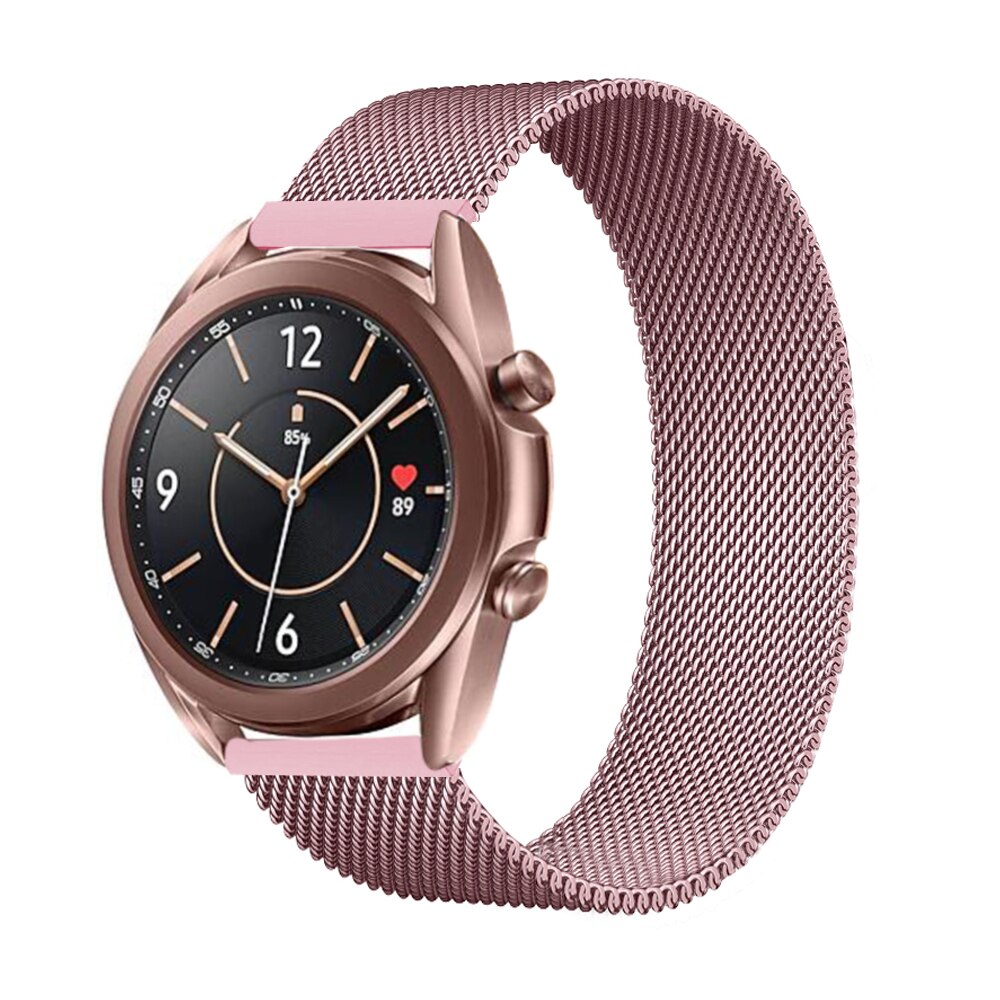 Correa Milanese Loop para Amazfit Bip S, correa de acero inoxidable para Samsung galaxy watch, 46mm gear s3, 20mm, 22mm, 18mm, 24mm, 23mm