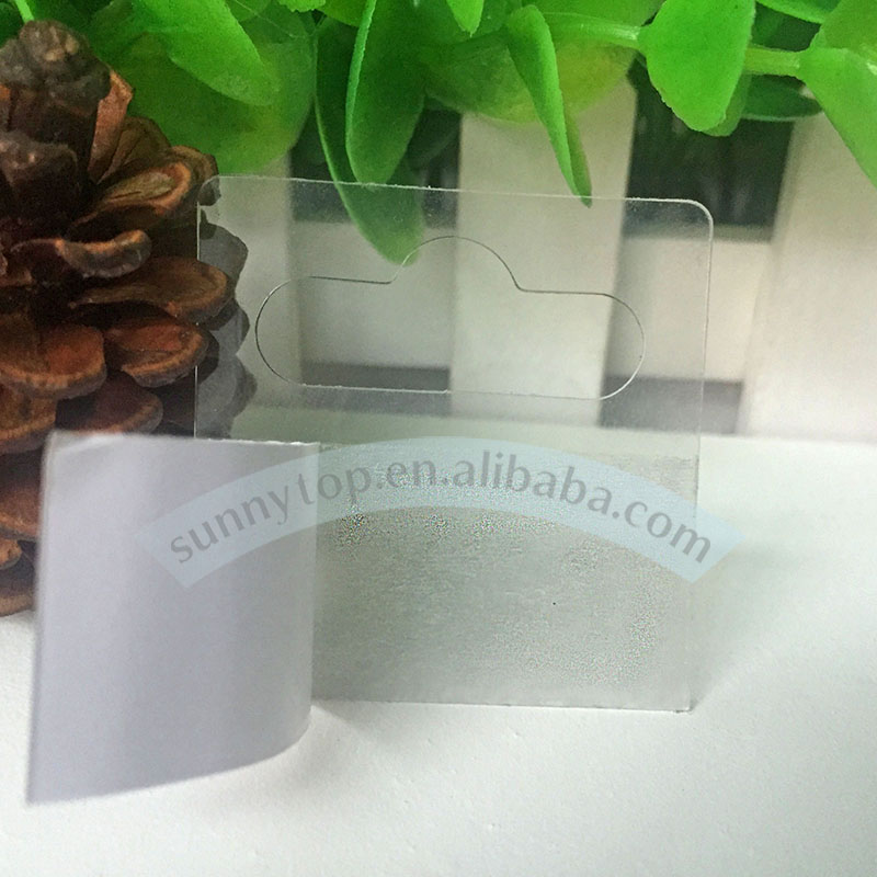 euro hole hang tab 40x40mm, 100pcs/lot, plastic adhesive hang tab