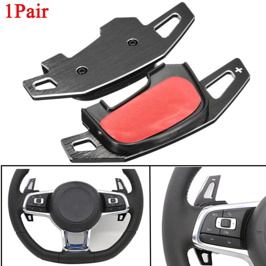Pair Steering Wheel Shift Paddle Shifter Extension For VW Golf 7 MK7 GTI CC