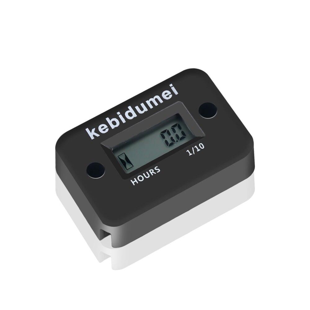 LCD Digital Hour Meter Tach Tachometer for Outboard Motor Lawn Mower Hour Meter Motorcycle Marine Chainsaw Pit Bike: Hour Meter 2