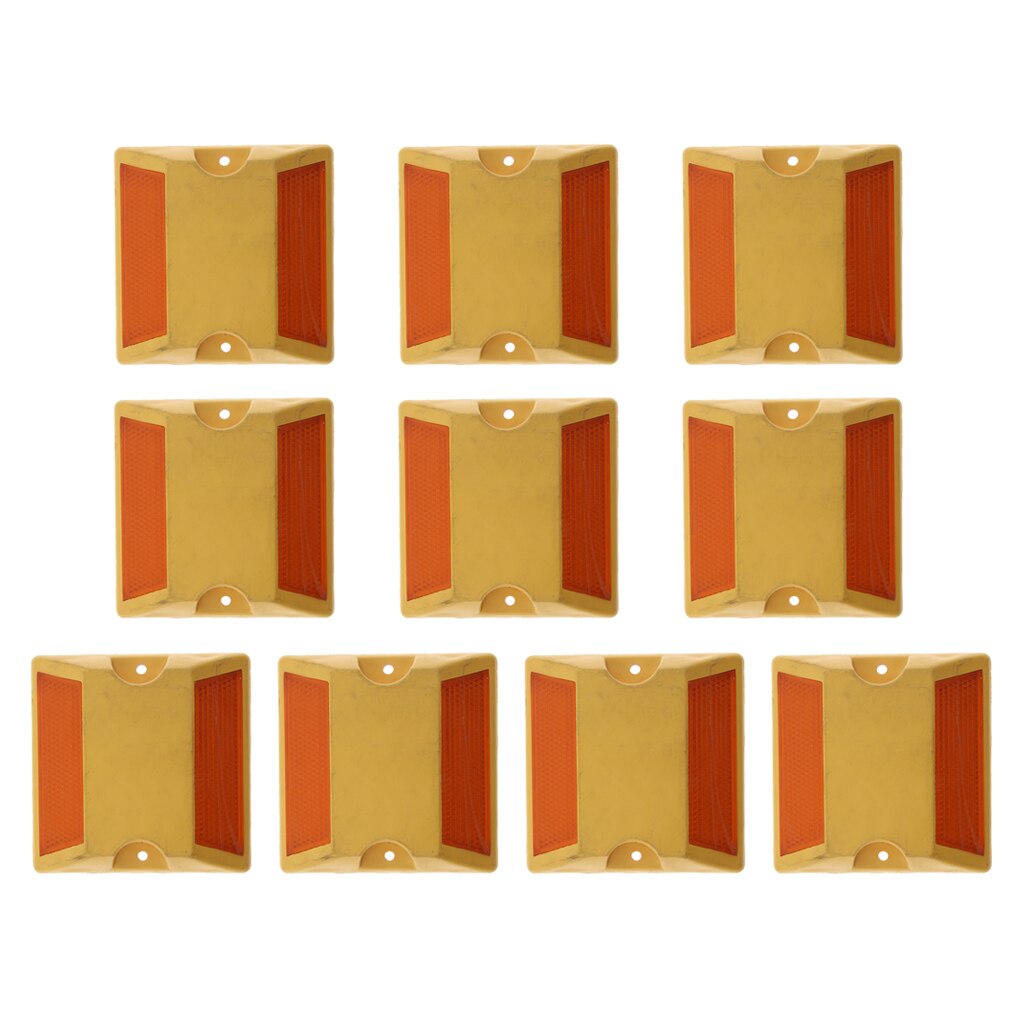 10 Pcs Oprit Reflector-Reflecterende Weg Stud-Road Bestrating Markers, Langdurige