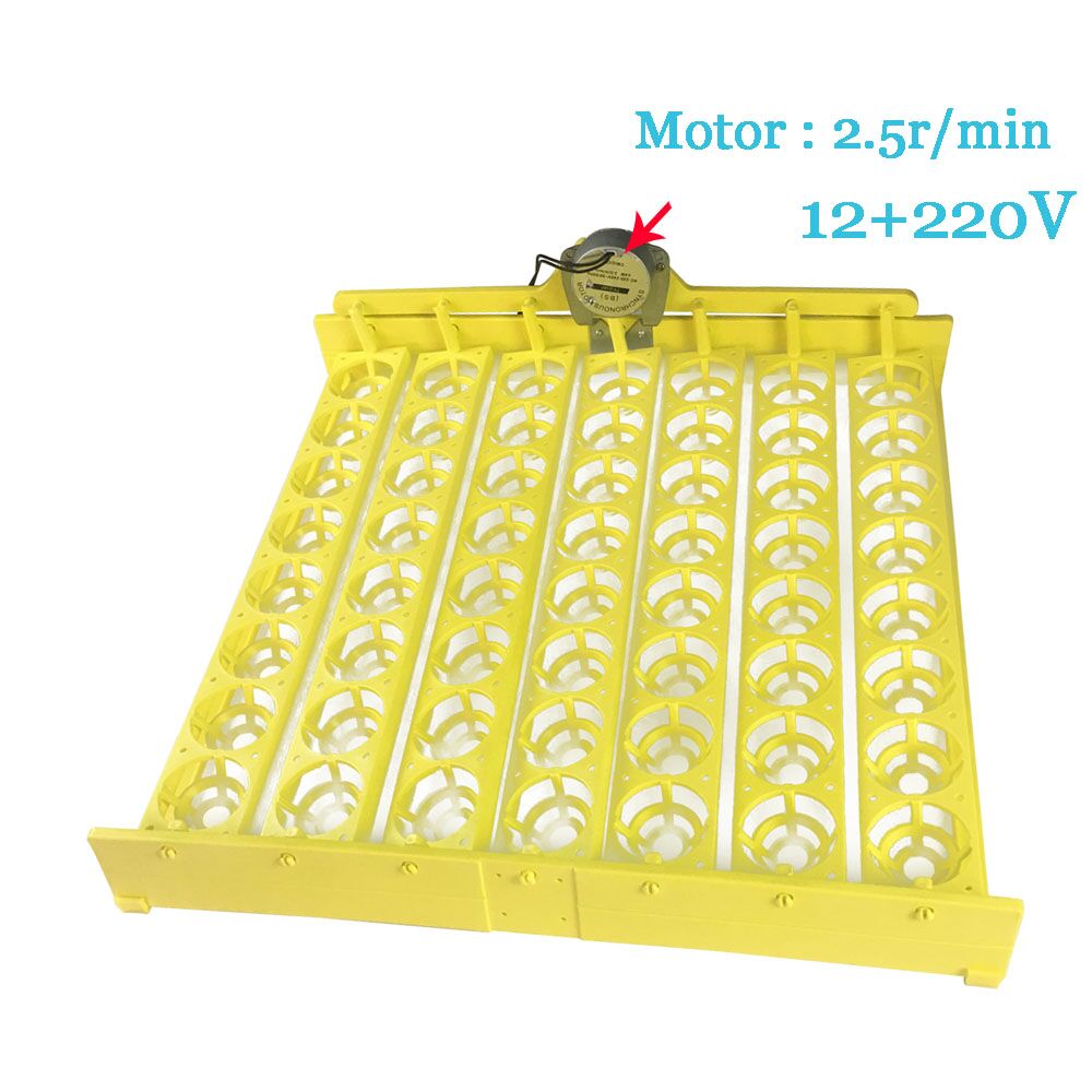 Multifunções 56 bandeja de ovo plástico automático turn egg com motor para YZ8-48 YZ-96A mini chocadeira incubadora peças reposição acessório: 12V
