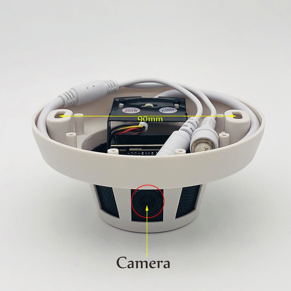 Mini Camera AHD 2MP Smoke Detector Shape Camera HD CCTV Analog-High-Definition 1080P AHD Video Recording Cameras
