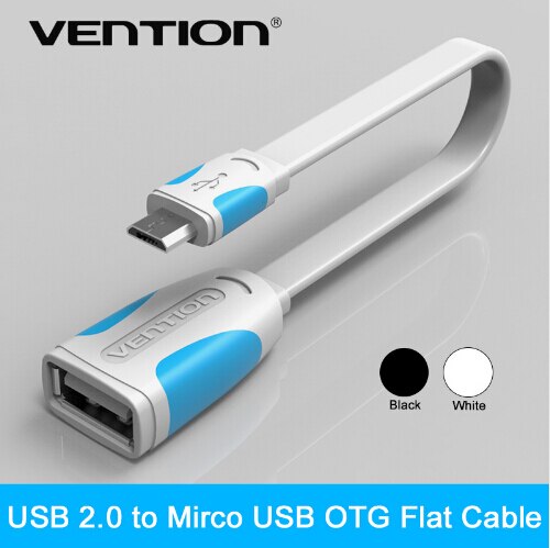 VENTION Micro USB OTG Cable Adapter for Xiaomi Redmi Note 5 Micro USB Connector For Samsung S6 Tablet Android USB2.0 OTG Adapter