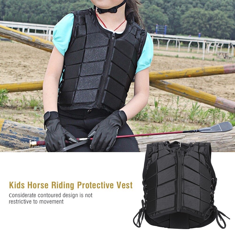 Outdoor Veiligheid Paardrijden Paardensport Vest Beschermende Body Protector Kids Jongens Meisjes S/M/L Rafting kajak
