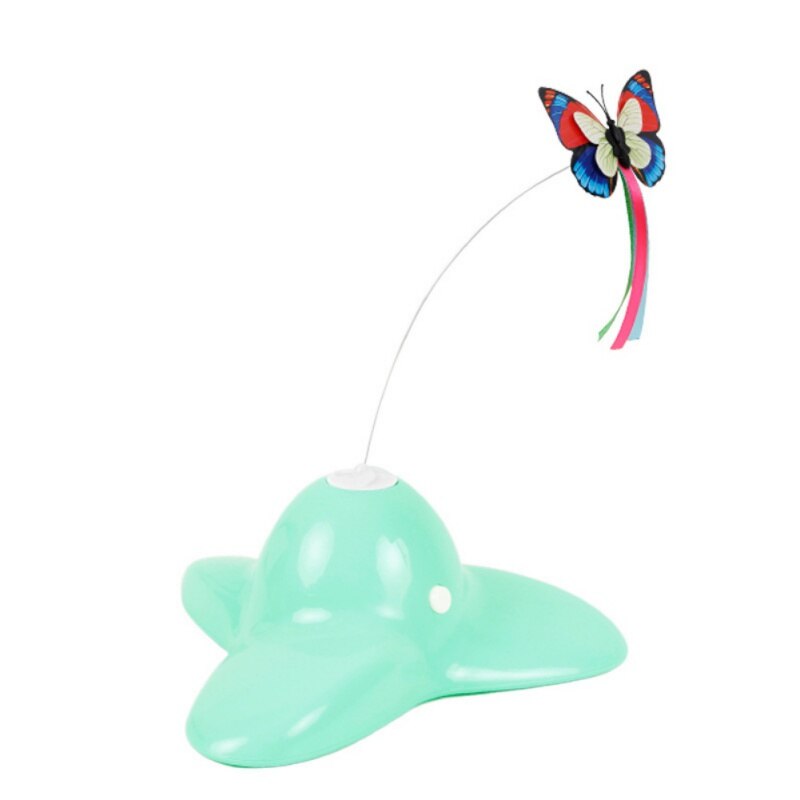 Bascolor Electric Rotating Butterfly Cat Toys with Two Replacement Flashing Butterflies Interactive Toy For Cats: G