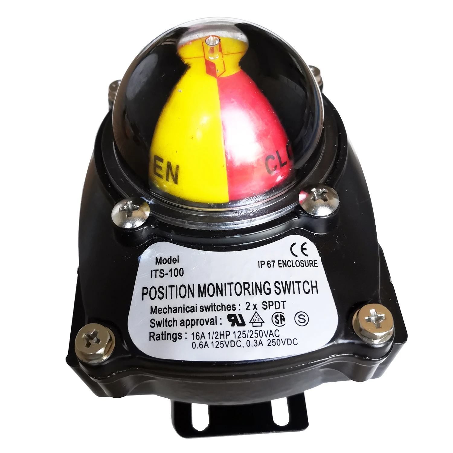 ITS100 Mechanical Valve Limit Switch Position Monitoring Switch Valve Position Indicator Pneumatic Actuator 2XSPDT 125/250VAC