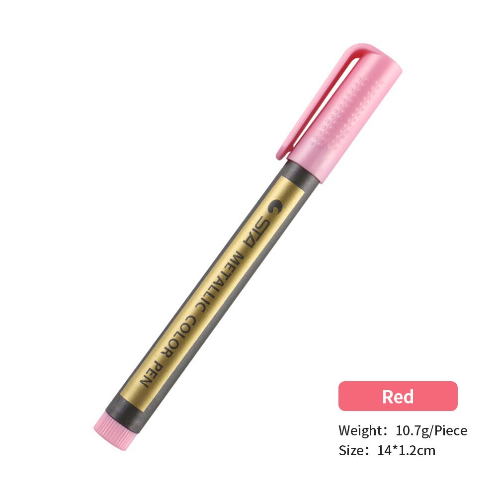 Ruota per auto pennarello colorato pennarelli duraturi impermeabili graffiti ritocco penna graffi battistrada gomma tessuto pennarello vernice: rosso