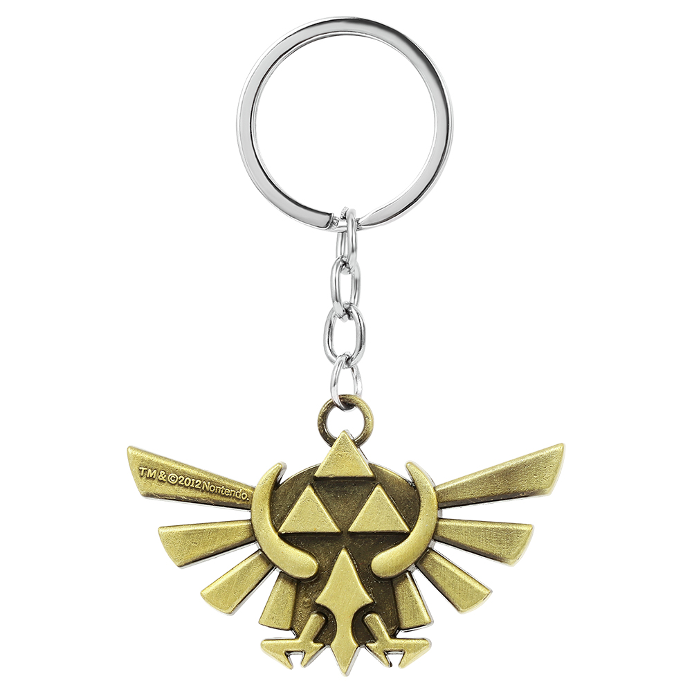 La légende du collier bouclier hylian oeil de Sheikah masque de Majora épée triforce symbole pendentif Zelda larmes du royaume: Orange