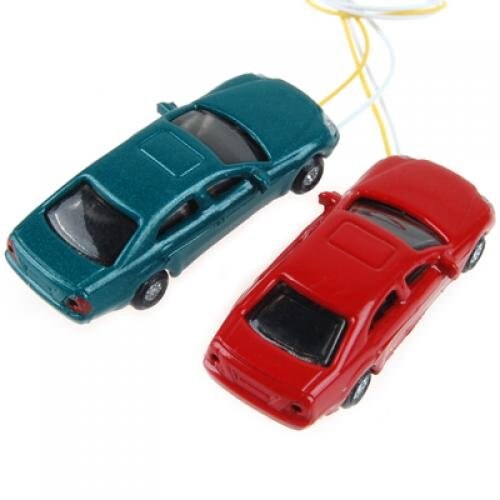 10 rooms painted light burning car model scale cable w / N (1 - 150)