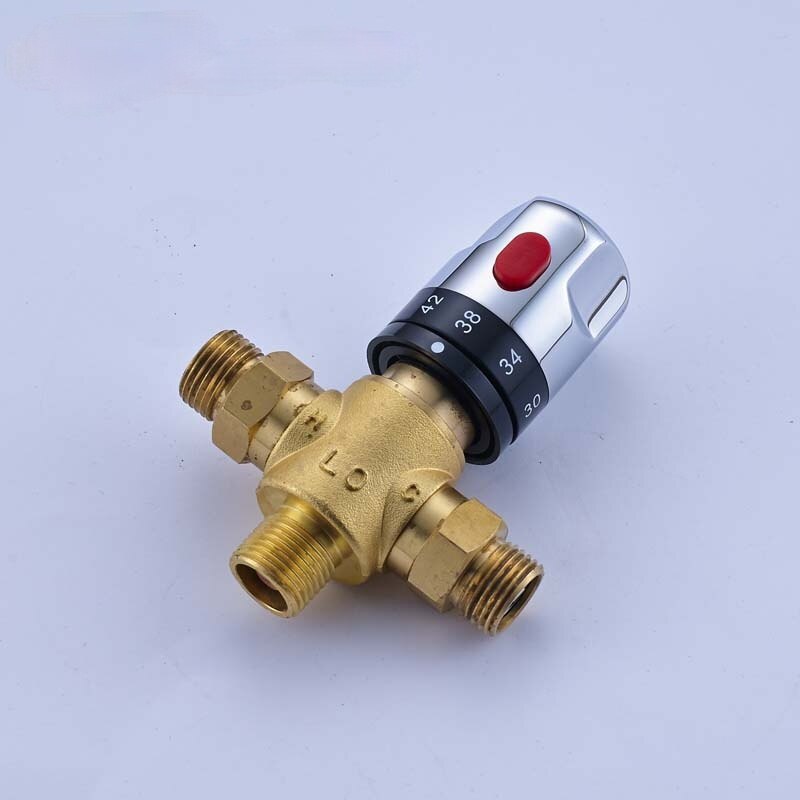 Brass Control the Mixing Water Temperature Thermostatic Mixing Valve