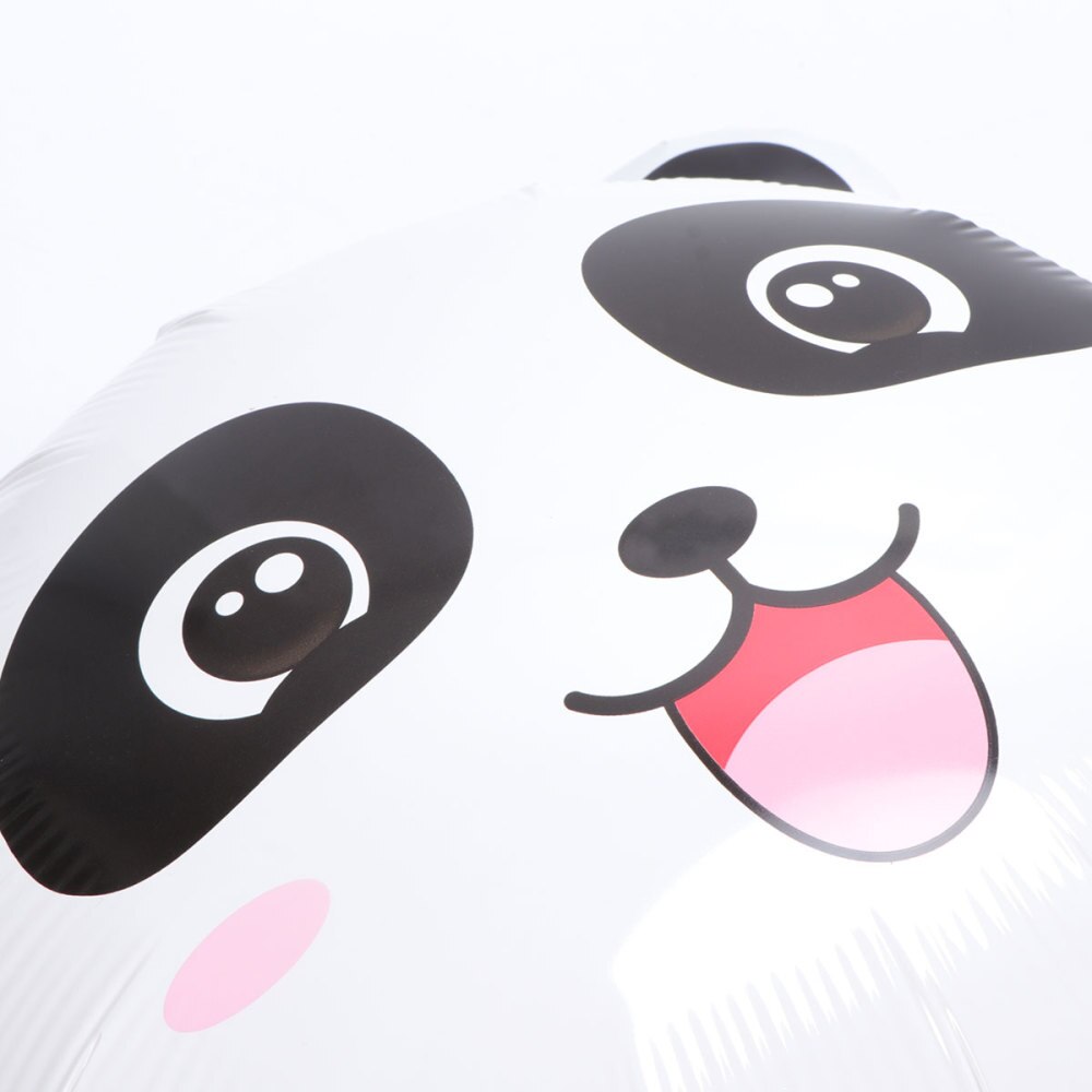 1 Set 20Pcs Leuke Panda Ballon Cartoon Aluminium Folie Ballon Voor Verzamelen Verjaardagsfeestje Decoratie (Wit Zwart roze