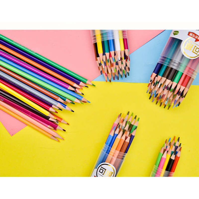 Natural wood pencil crayons Drawing Pencils for Supplies Sketch