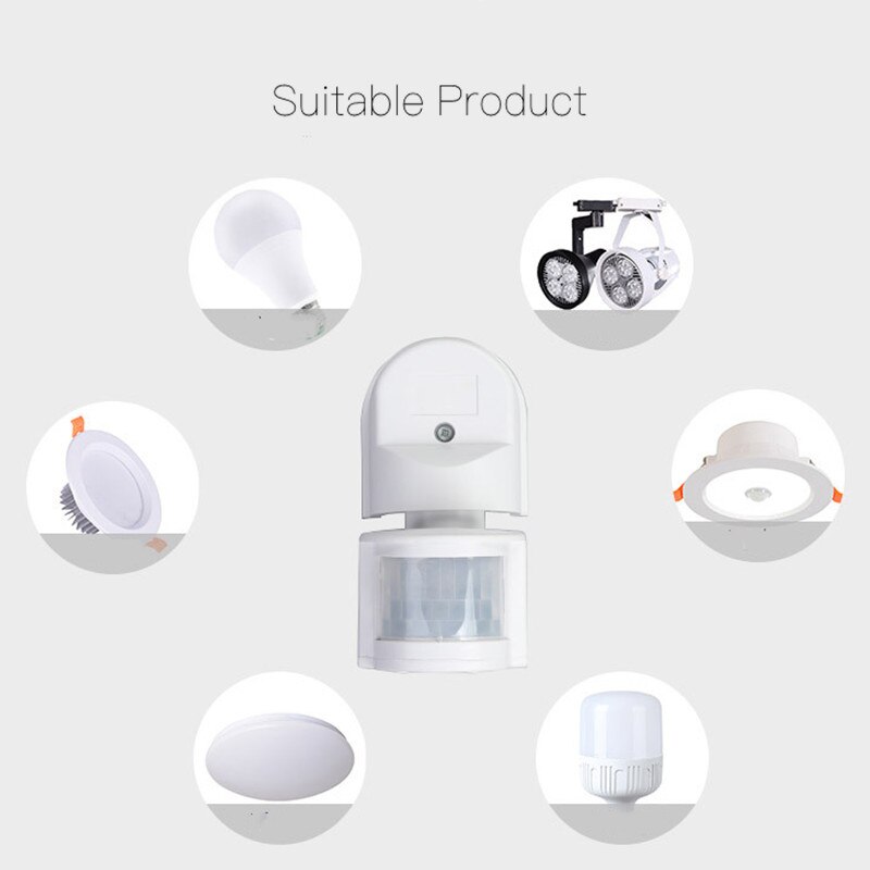 Ac110V~240V Outdoor Pir Motion Sensor Switch Wall Light Lamp 180 Degree Sensor Detector Pir Motion Sensor Led Switch