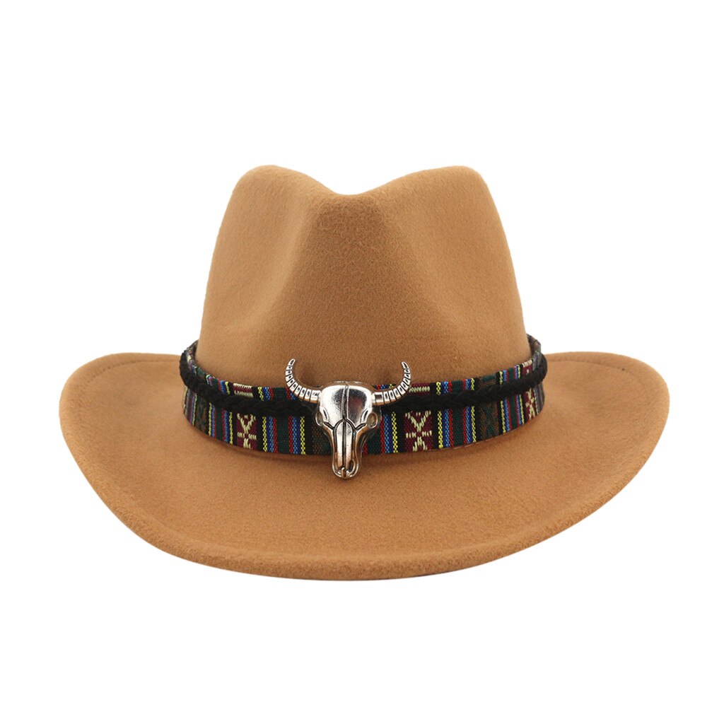 Winter Men & Women's Woven Cowboy Hat Classic Cattleman Outdoor Hat