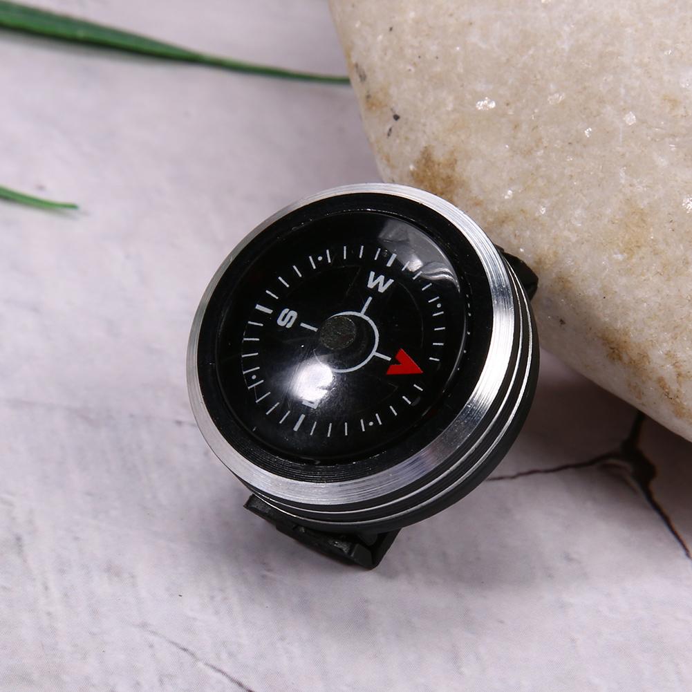 Draagbare Horloge Band Knop Kompas Voor Paracord Armband Outdoor Wandelen Camping Duurzaam Horloge Kompas Camping Accessoires
