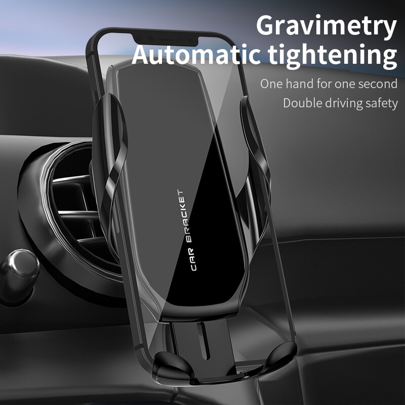 Universal gravity car mount for mobile phones - car air vent clip stand with gps support for iphone 1112, samsung 13 x