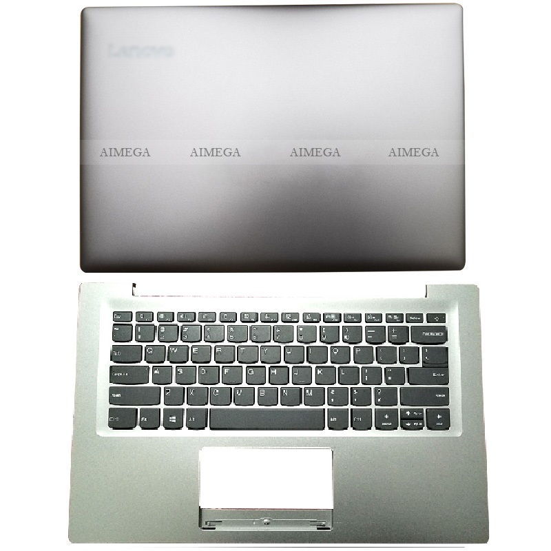 Coque pour ordinateur portable Lenovo Ideapad 120S-14IAP S130-14IGM, coque arrière/lunette avant/charnière/repose-paume/boîtier inférieur
