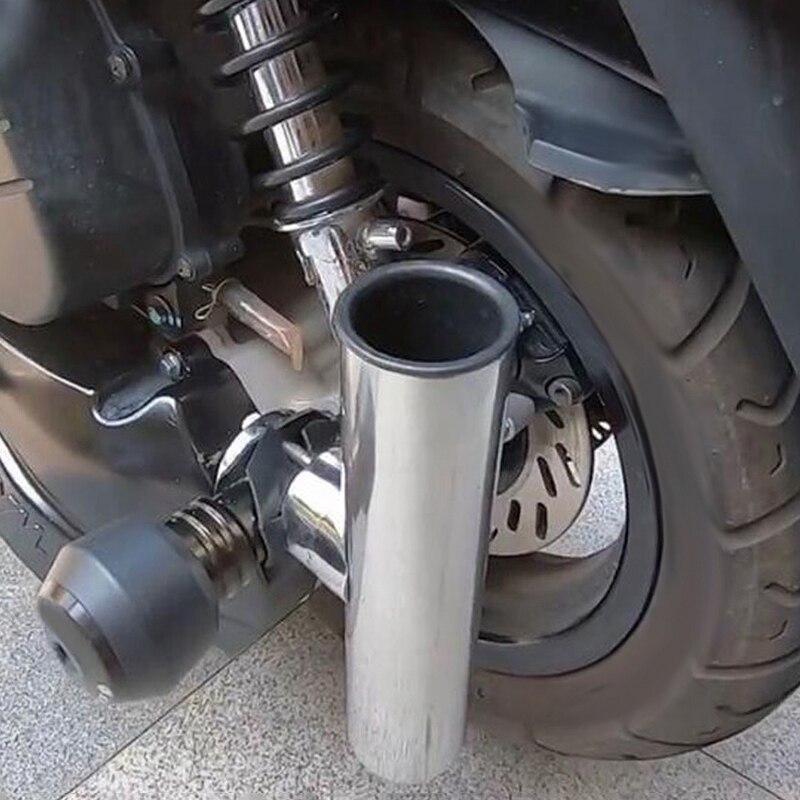 Stainless Steel Fishing Rod Holder Mirror Polish Marine Adjustable Fishing Rod Holder Boat Hardware for 19-25mm Rails