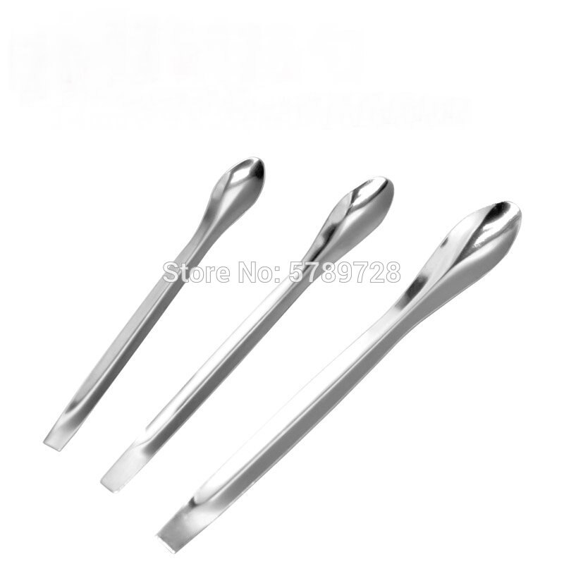 10cm 12cm 14 cm Kleine edelstahl medizin löffel, Labor Chemische reagenz wiegen probenahme löffel