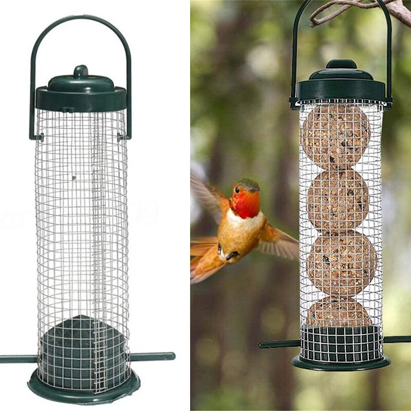 Bird Feeder Park Bird Supplies Outdoor Garden Hanging Ports Plastic Feeder Bird Feeder Household